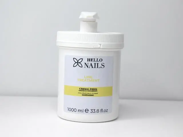 Imagen Creme hidratante e regenerador para os ps. Tangerina 1000ml Hello Nails